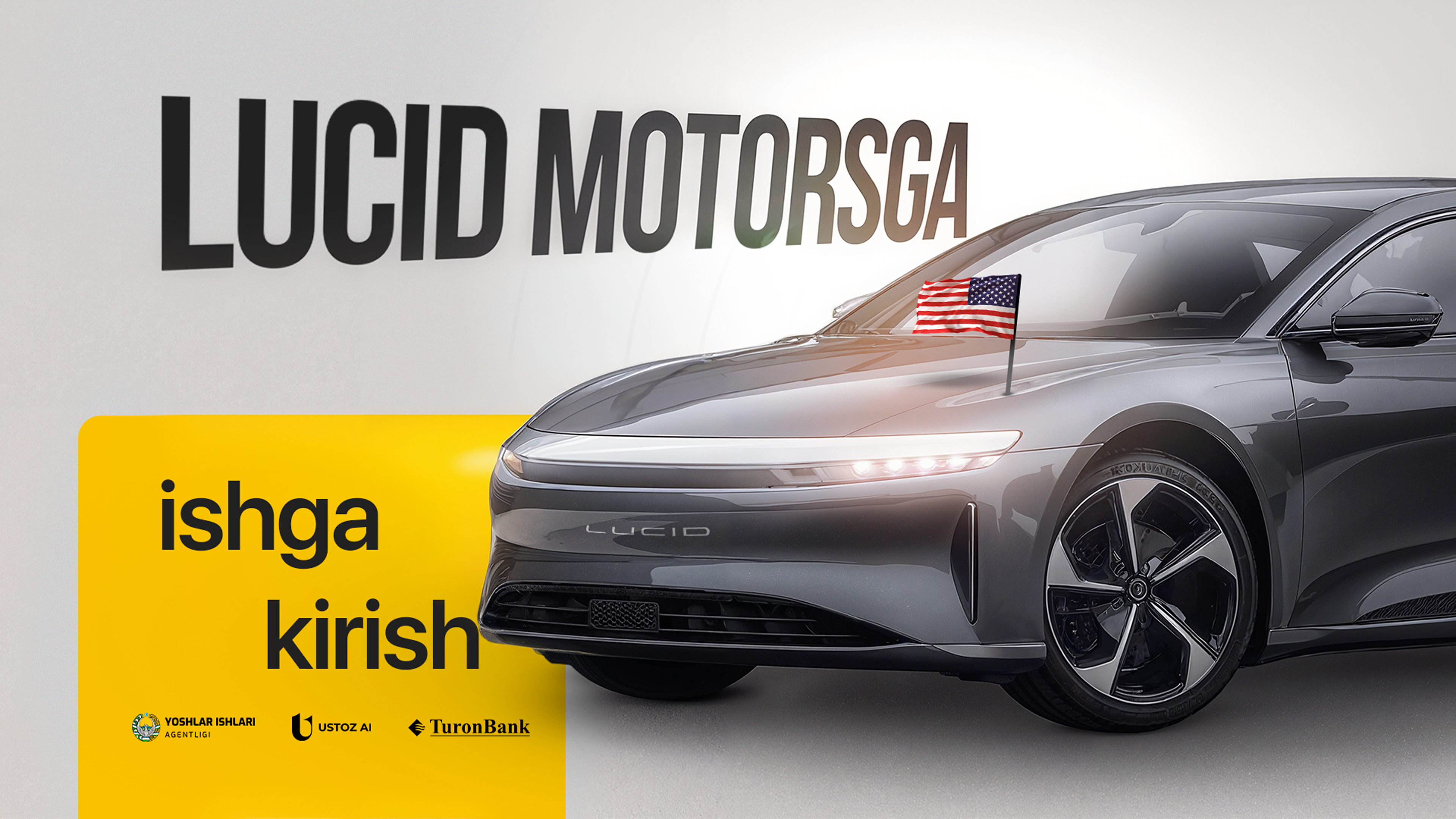 Bepul, sifatli Lucid motorsga ishga kirish kursi - Ustoz ai . Ustoz Ustoz AI Lucid motorsga ishga kirish
