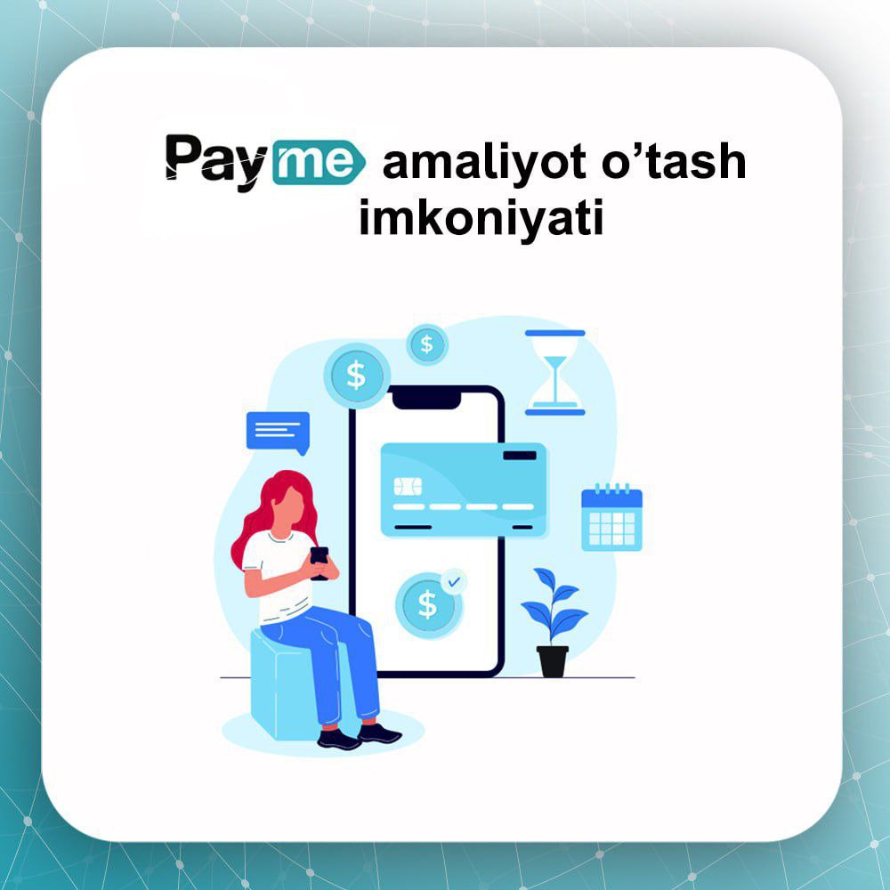 Payme’da amaliyot o‘tash 