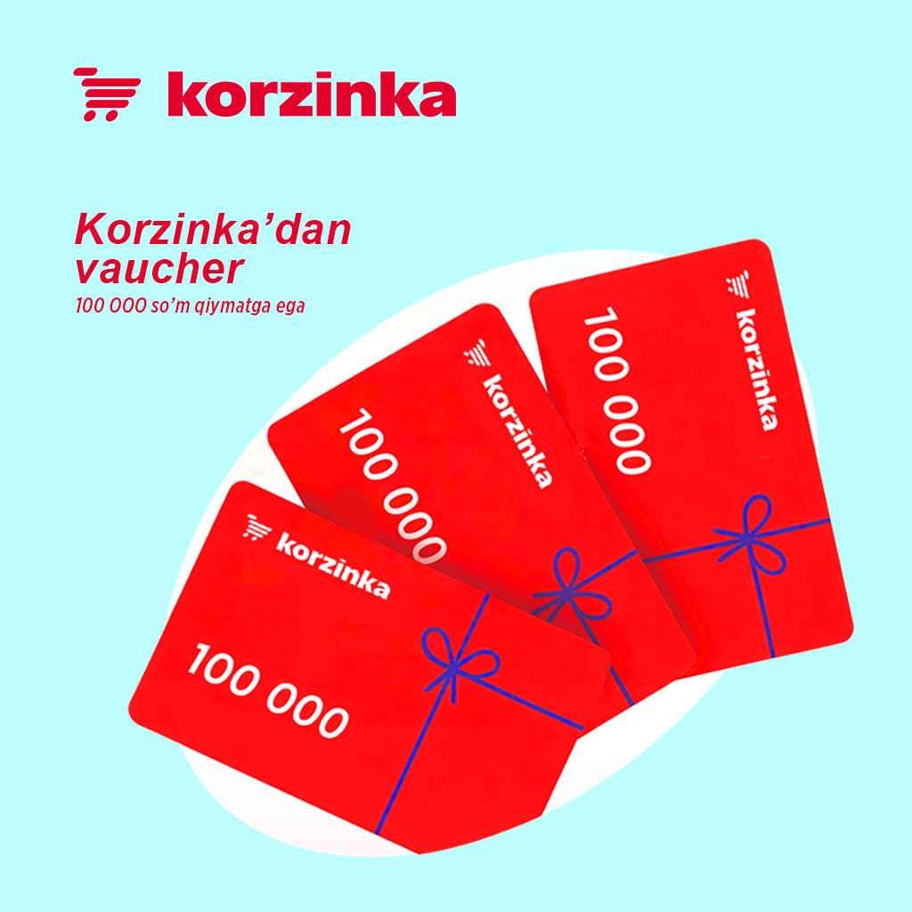 Korzinka'dan vaucher
