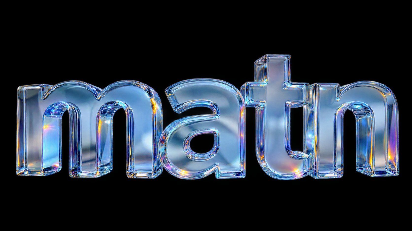 ChatGPTʼda ishlash Prompt: Create a photorealistic 3D word "matn" carved from solid transparent…