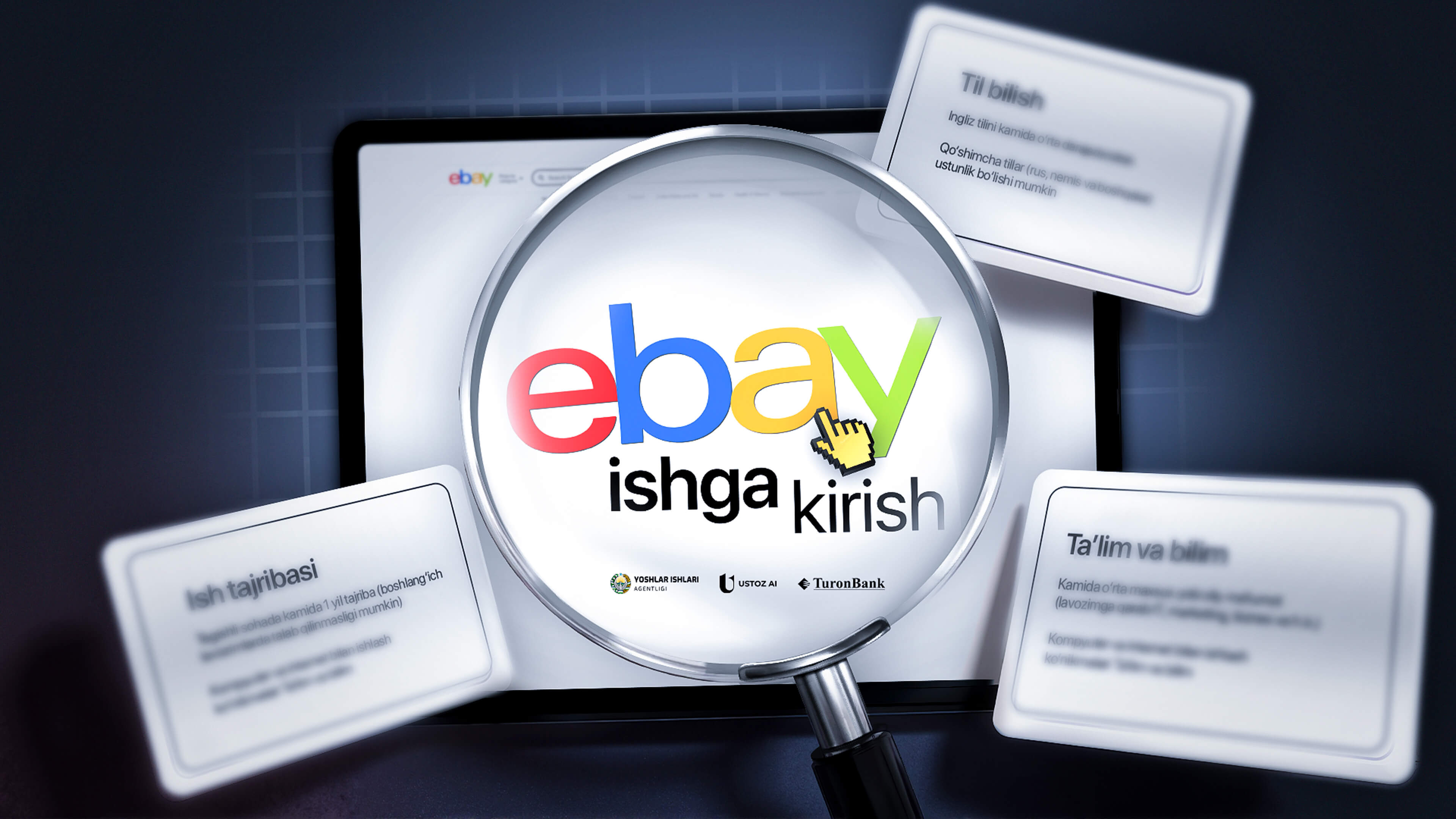 Bepul, sifatli Ebayga ishga kirish kursi - Ustoz AI. Ustoz Ustoz AI Ebayga ishga kirish