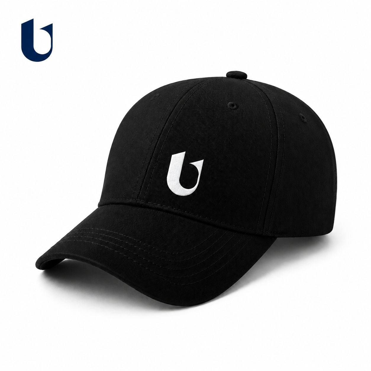 Ustoz AI logosi tushirilgan kepka