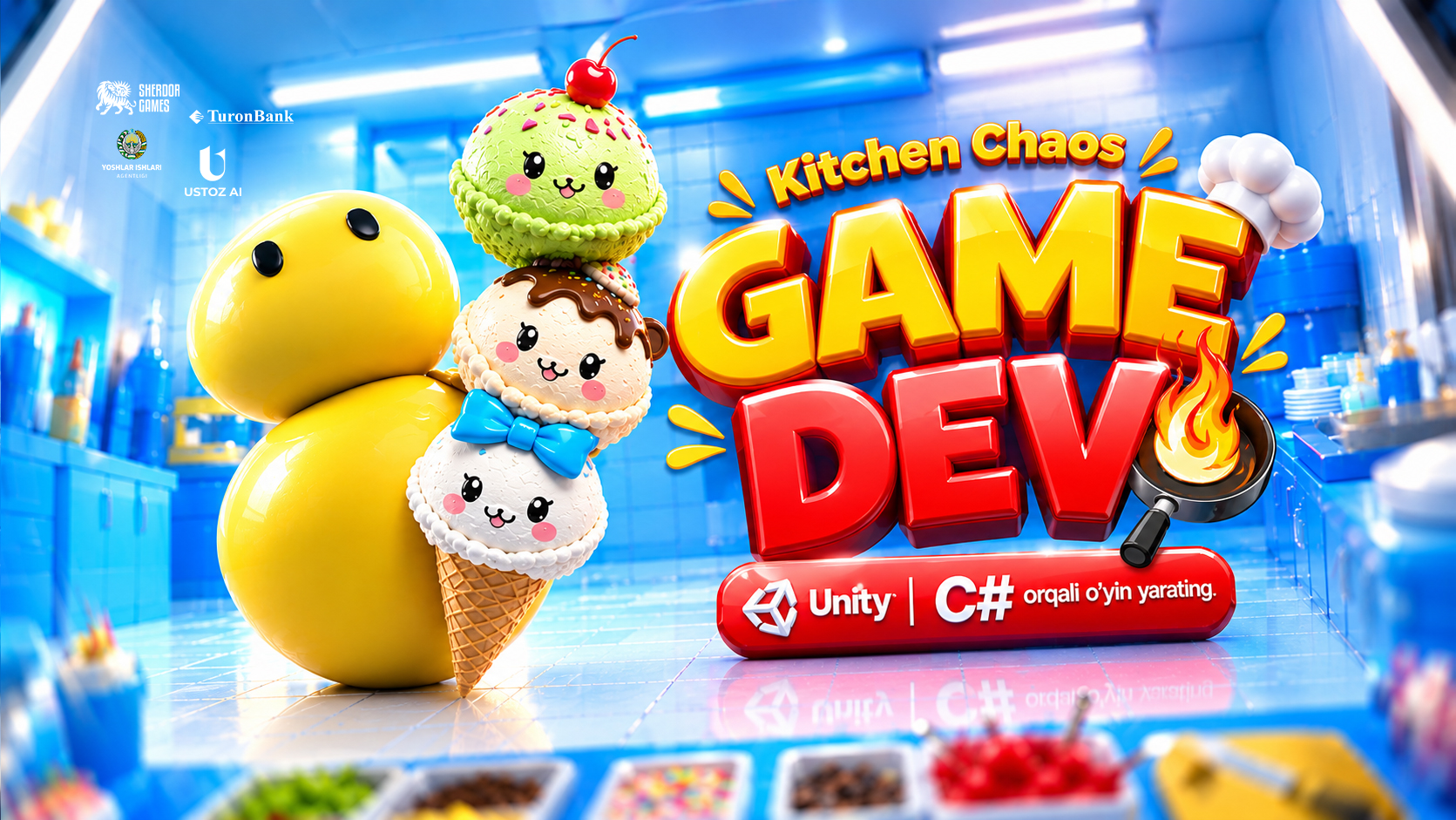 Game Dev kursi. Unity C# orqali oʻyin yaratish.